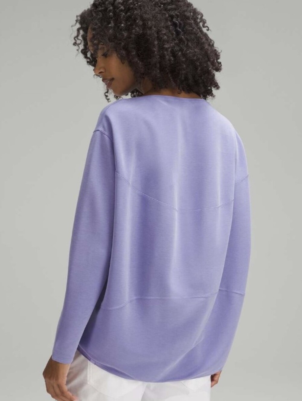 lululemon athletica Long Sleeve Tee in Lavender
